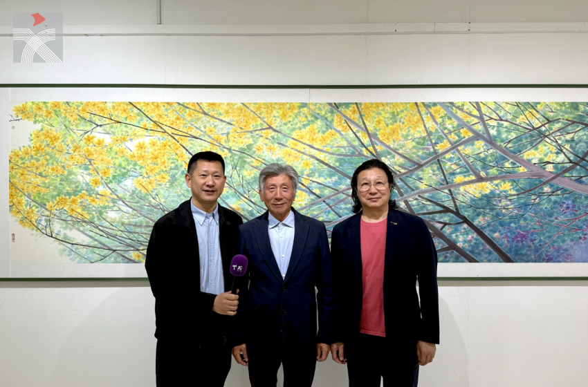  中國美術家協會主席、北京美術家協會主席范迪安參觀 “境：趙之境水墨藝術展”